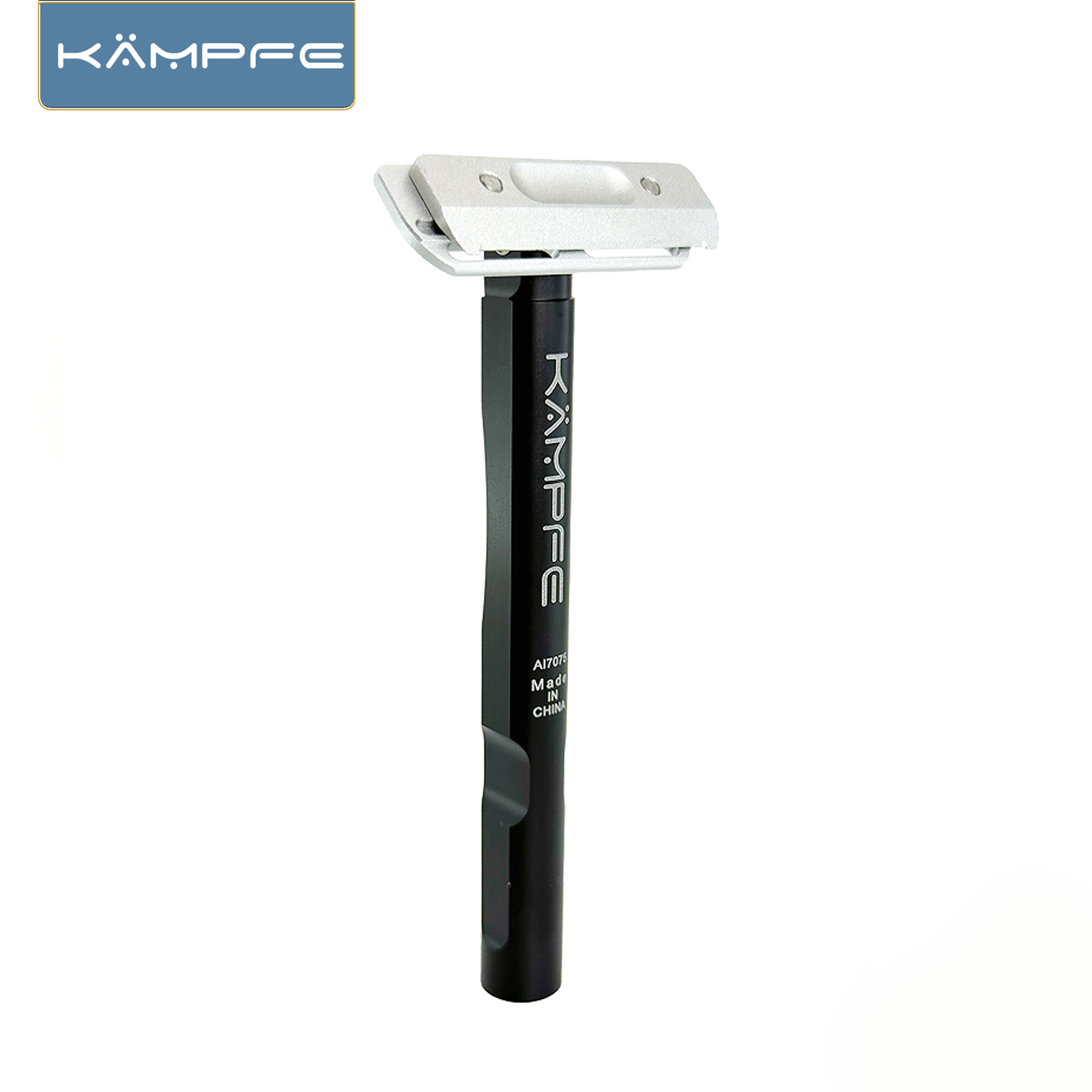 Men'S Grooming Blade - KAMPFE アルミ CNC 彫刻シングルブレード安全シェーバー、トラベルグルーミングツールメンズマニュアルカミソリギフト父のヘアサロンへ