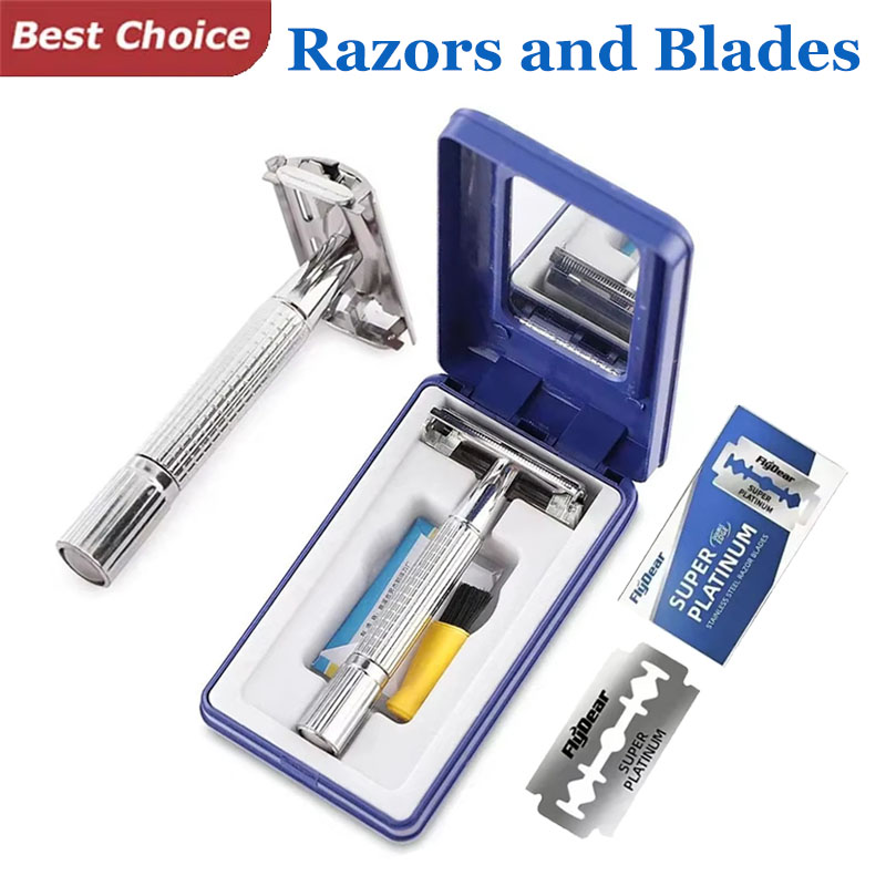 Men'S Grooming Accessories Kit - メンズ ダブルエッジひげシェービングカミソリ - トラディショナル クラシック セーフティ