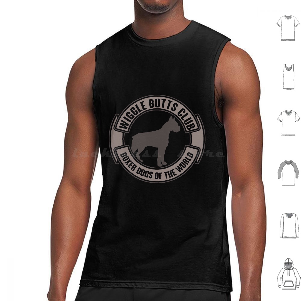 Men'S Grooming Club - ウィグルバッツクラブ ボクサー ドッグオブザワールド 面白い犬 タンクトップ ベスト