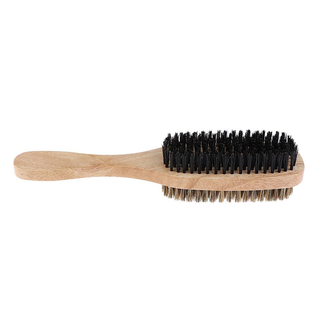 Men'S Grooming Club - ひげトリマークリーニングブラシナイロン毛ブラシ男性用口ひげスタイリングクラブグルーミングヘアセットブラシプロのサロン用