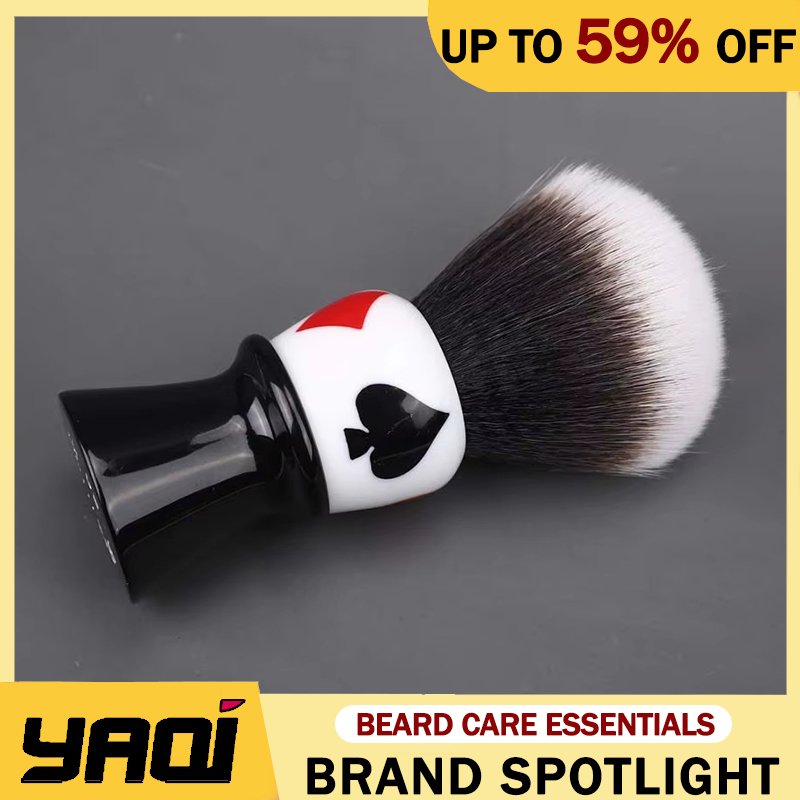 Men'S Grooming Club - YAQI カジノクラブ 26 ミリメートル人工毛樹脂ハンドルハスキーノット男性ウェットシェービングブラシ耐久性多用途グルーミングシェービングツール
