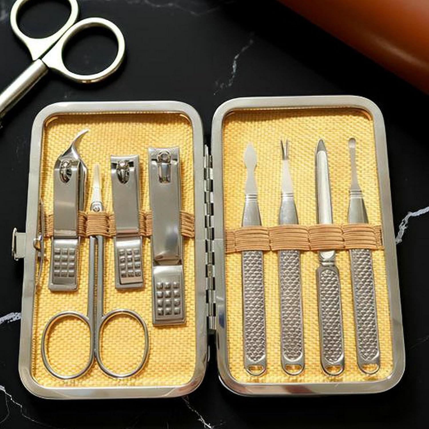 男性と女性のためのマニキュアセット、プロ用ネイルクリッパーキ - Men'S Grooming Accessories Kit のレビューと価格