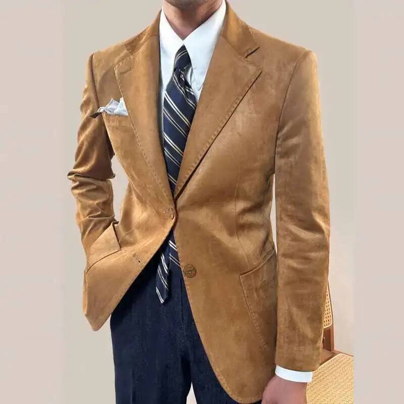 男性のための豪華なスタイリッシュなブレザー,プラスサイズの服 - Men'S Grooming Club のレビューと価格