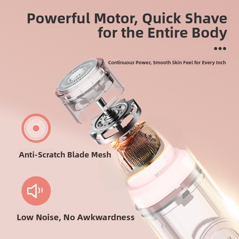 ポータブルトリマーシェーバー 男女兼用 全身脱毛 脇毛・顔毛 - Men Grooming Armpit Hair のレビューと価格