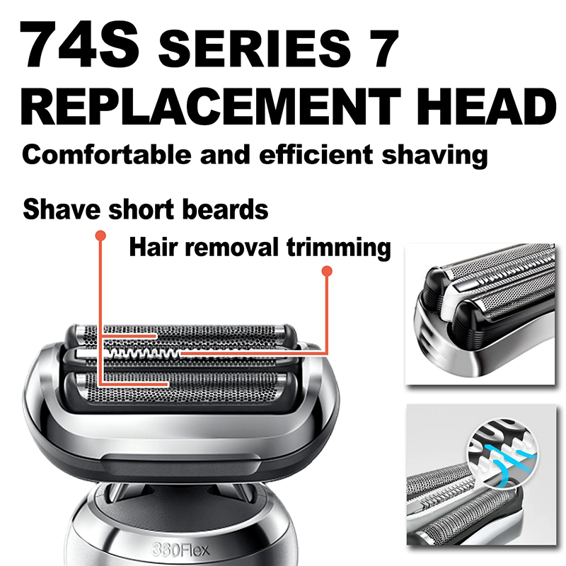2パック 74S シリーズ 7 電気シェーバー交換ヘッド ブ - Men'S Grooming Trimmer のレビューと価格