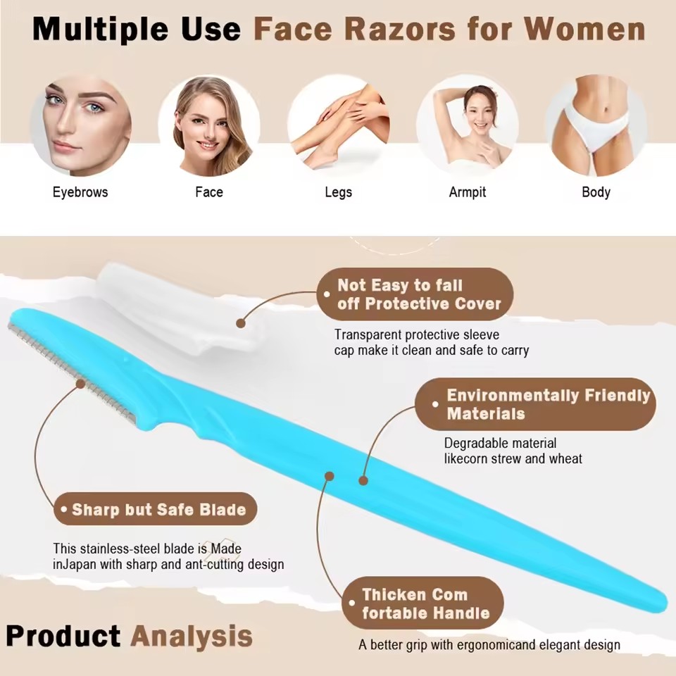 5/10/30/40個入り眉毛剃刀と顔剃刀、女性と男性用、保 - Men'S Grooming Trimmer のレビューと価格