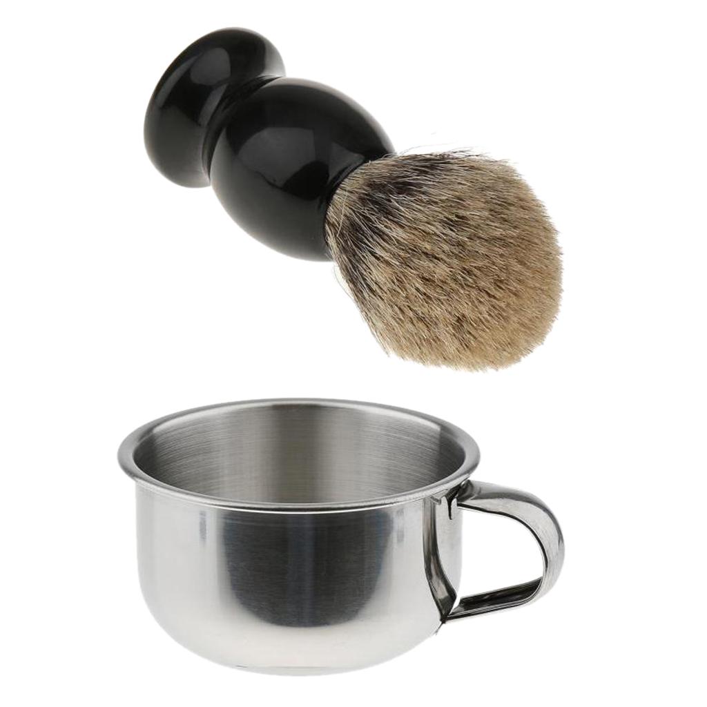 シェービングブラシセット、シェービングマグ、多色シェービング - Shaving Bowl Soap のレビューと価格