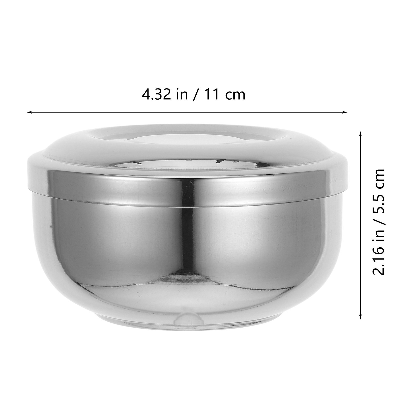 メンズステンレス鋼製シェービングマグ、蓋付き金属製シェービン - Shaving Bowl Soap のレビューと価格