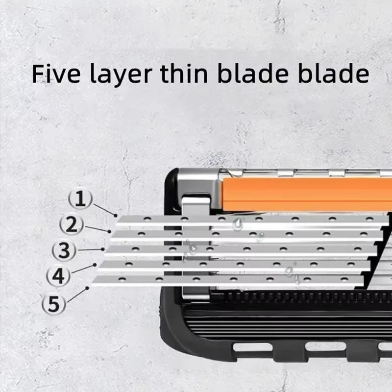 5層ステンレス鋼の替刃、鋭利な刃で滑らかな剃り心地、男性の毎 - Men'S Grooming Blade のレビューと価格