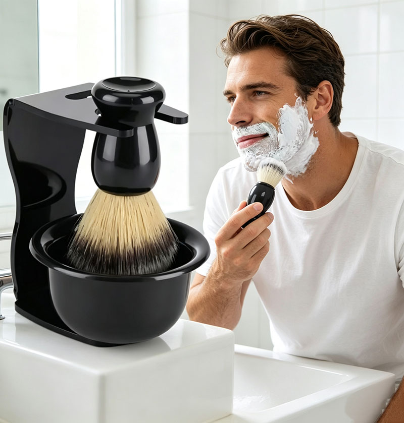シェービングブラシセット（スタンド付き）3-in-1シェービ - Shaving Bowl Soap のレビューと価格
