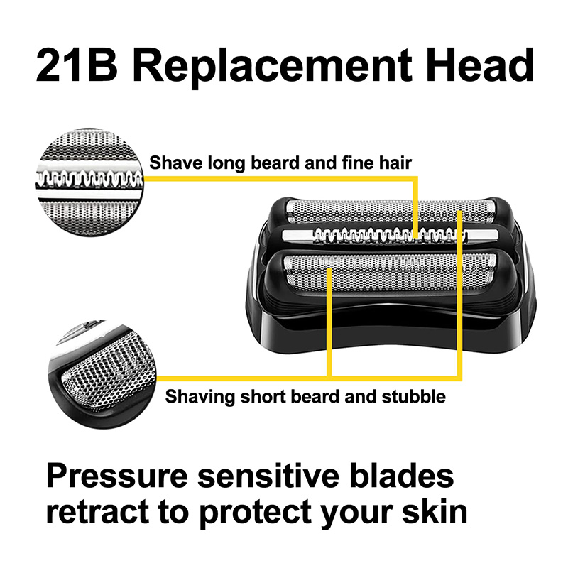 21B シェーバー交換ヘッド ブラウン シリーズ 3 電気カ - Men'S Grooming Trimmer のレビューと価格