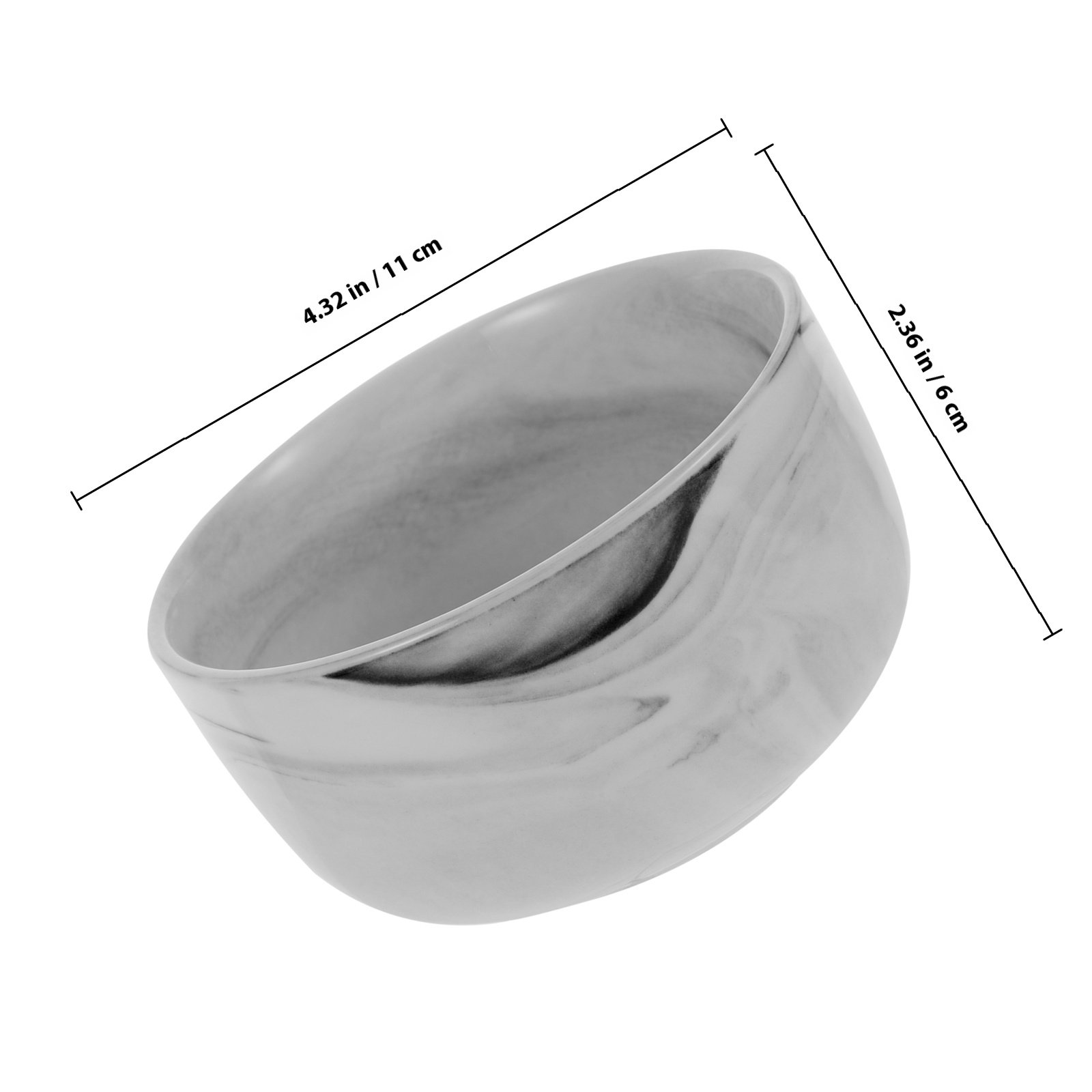 大理石模様の男性用シェービングボウル、大容量磁器製シェービン - Shaving Bowl Soap のレビューと価格