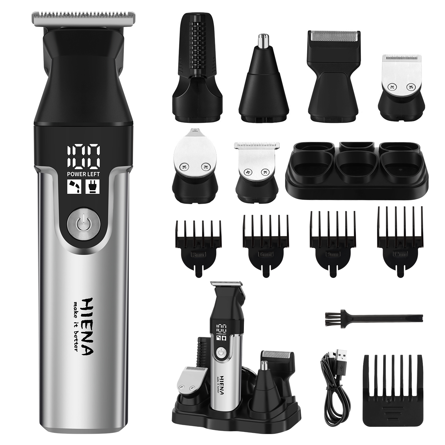 HIENAプロフェッショナル多機能バリカンセット、R型調整可 - Men'S Grooming Blade のレビューと価格