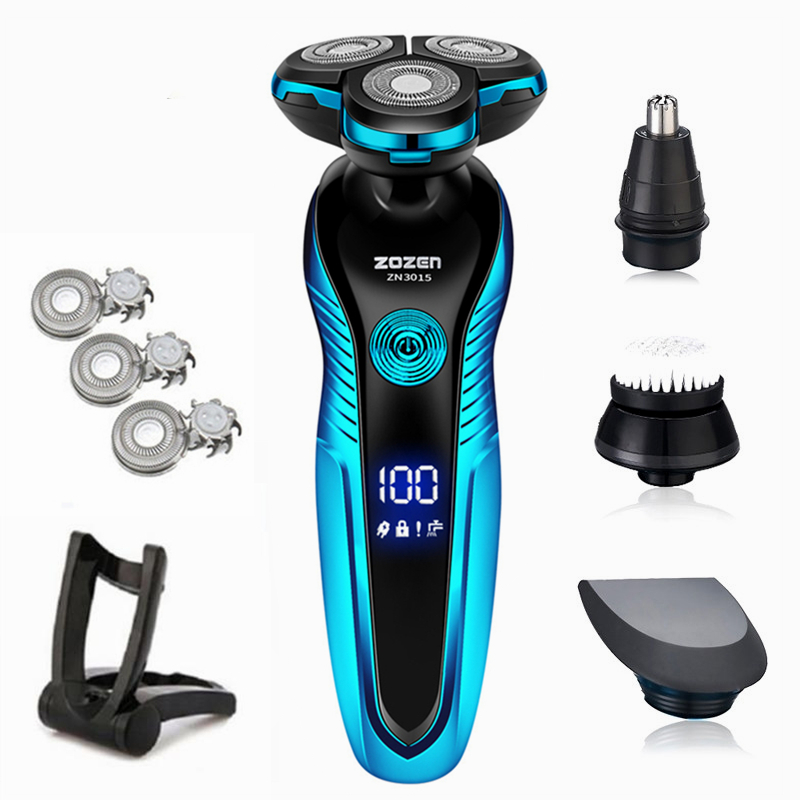 Zozen-男性用充電式電気シェーバー,あごひげトリマー,防 - Men'S Grooming Trimmer のレビューと価格