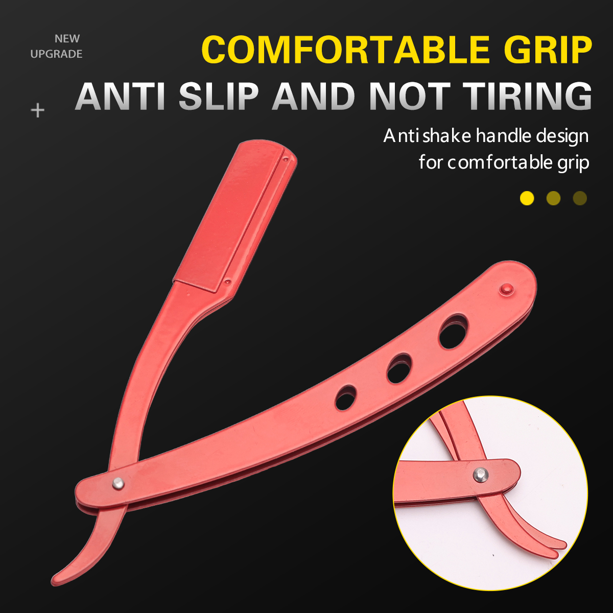 ステンレス鋼の理髪店のかみそり,滑らかなエッジの手動シェーバ - Men'S Grooming Trimmer のレビューと価格