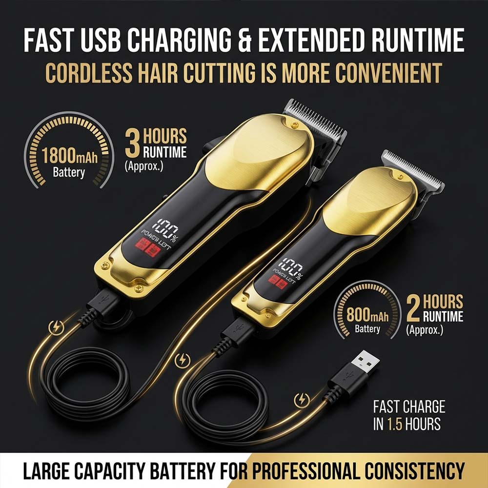 男性用プロフェッショナルバリカンセット、LCDディスプレイ付 - Men'S Grooming Accessories Kit のレビューと価格