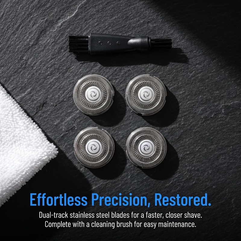 スカルシェーバー用シェーバー交換ヘッドは、ハゲ頭とボディグル - Men'S Grooming Blade のレビューと価格