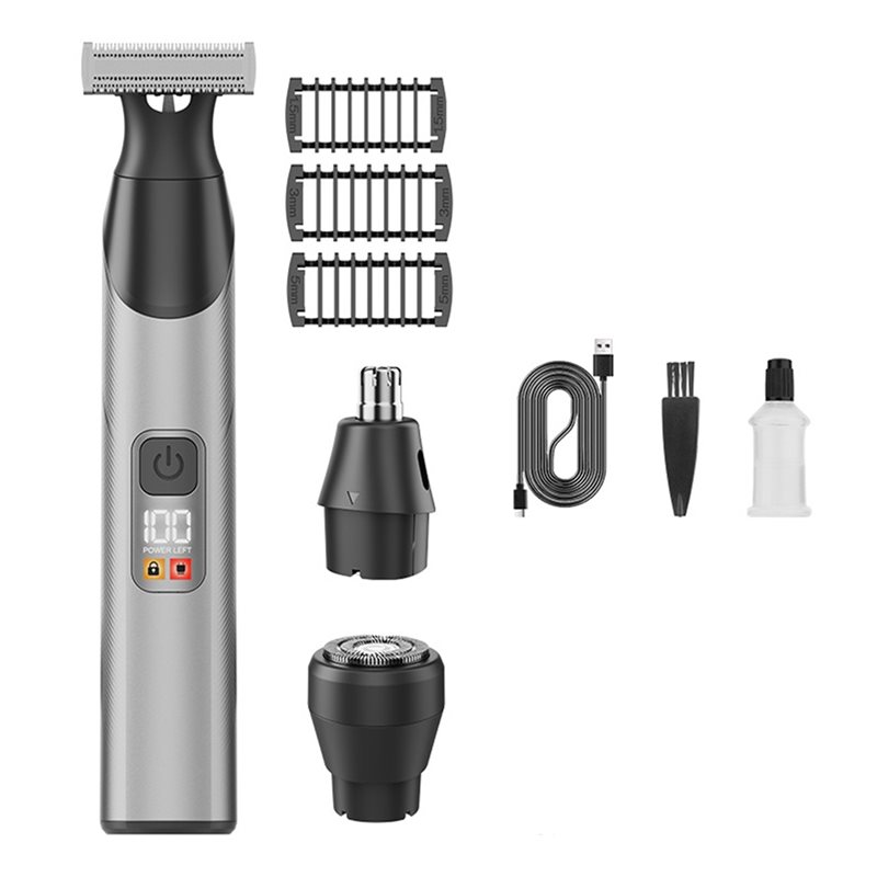A83G-革新的な穴あきデザインの男性用両面刃ボディヘアトリ - Men'S Grooming Blade のレビューと価格